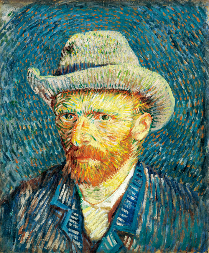  文森特·威廉·梵高  Vincent Willen Van Gogh —— 自画像（34） (September 1887 - October 1887)